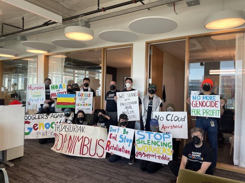 Google Employees Protest Against Working with Israel