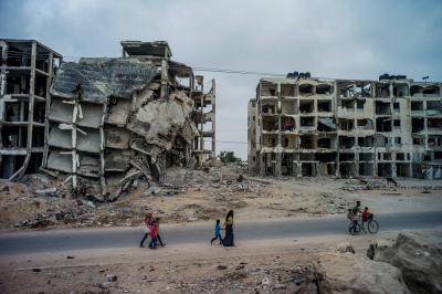 About 55 Percent of Buildings in Gaza Destroyed