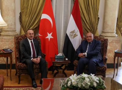 Turkish Foreign Minister Visits Cairo for the First Time Since Relations Broke Down