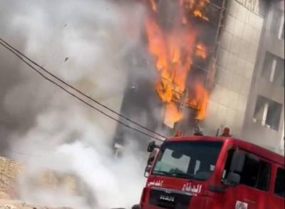 Fire at Al-Salam Private Hospital in Iraq
