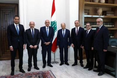 عون التقى بري: أتمنى ان يتمكن المجلس الجديد من مواجهة التحديات