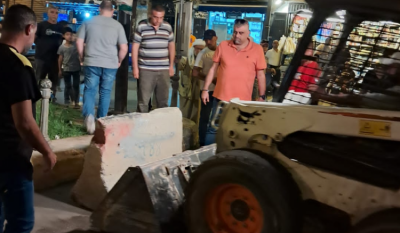 Campaign to Remove Obstacles from Roads and Sidewalks in Tripoli