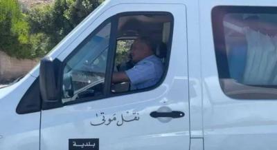 In Accordance with His Will... Jordanian Director Drives Vehicle Carrying Employee's Coffin