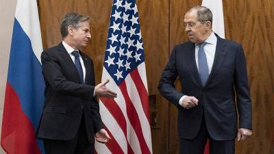 Title: Verbal War Between Blinken and Lavrov After First Meeting Since Ukraine Crisis