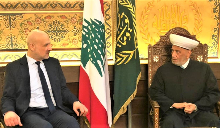 Title: Molawi After Meeting Deryan in Doha: We Assure Lebanese that the Government is Making Every Effort to Avoid the Flames of War