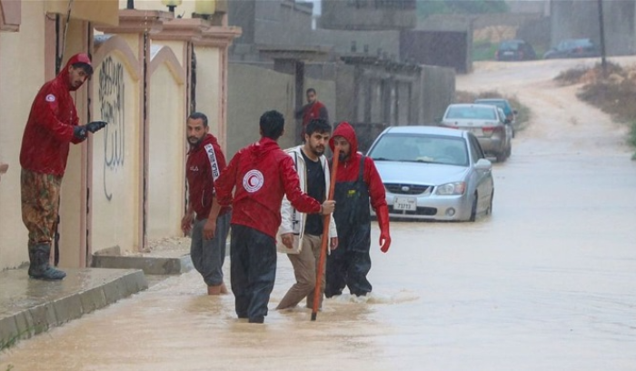 Flooding in Southern Libya: House Collapses and Power Outage