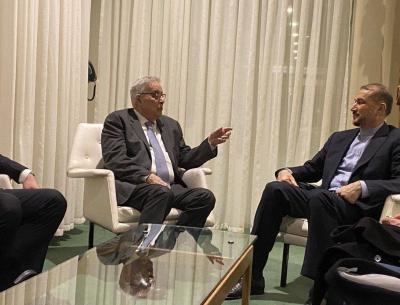 Bou Habib Meets Lavrov and Abdullahiyan in New York