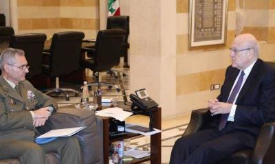 Miqati Discusses the Situation in the South with Lazaro; Blahaj: Lebanon Cannot Bear the Cost of Syrian Refugees