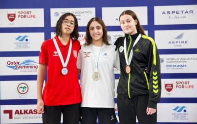 Lebanon Adds 8 Medals on the Second Day of the Arab Swimming Championship