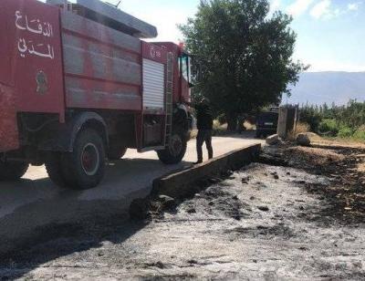 Fire in Ras Baalbek