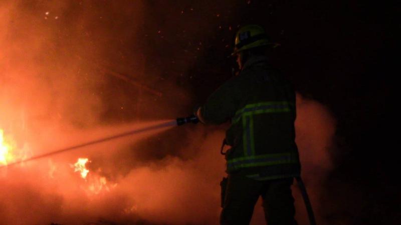 Massive Fire Erupts in Wadi al-Karam in Hermel
