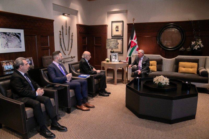 Title: Meeting Between the Jordanian Monarch and Walid Jumblatt on Lebanon