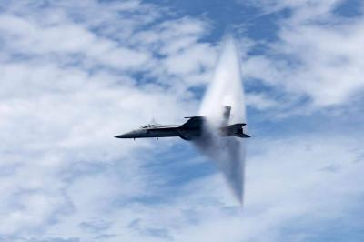 Title: Israel Violently Breaks the Sound Barrier from South to North