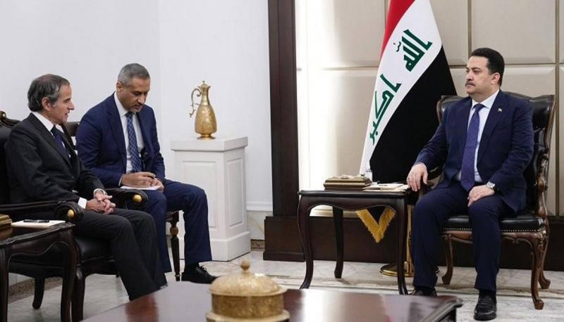 Sudani Receives Grossi: Nuclear Energy Should Be a Source of Prosperity