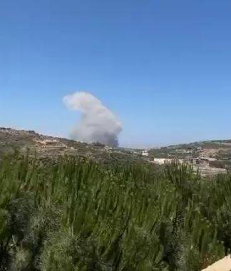 Airstrike Targets the Outskirts of Kfara (Video)