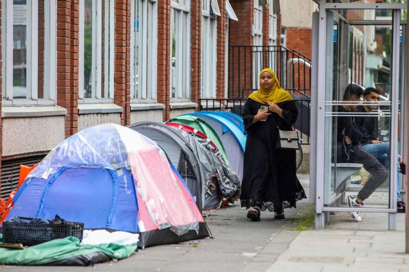 Refugee Tents Spark Controversy in Ireland