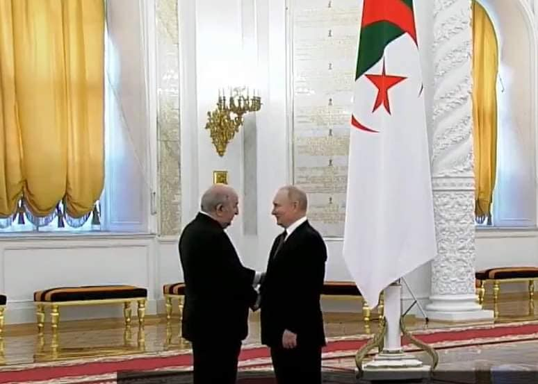 Tebboune and Putin Sign 