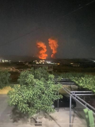 Intense Israeli Airstrikes on Hezbollah Camps Near Brital (Video)