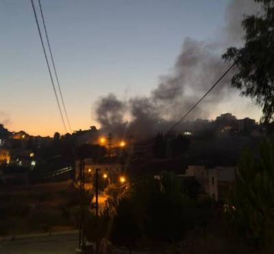 Title: Casualties in Israeli Airstrike on Bent Jbeil (Photos)