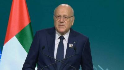 Mikati at COP28 Conference: Lebanon Faces Israeli Aggression Targeting People and Land
