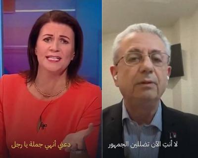 British Host Screams at Palestinian Official: "Not Used to Speaking with a Woman"