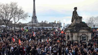 Protests Across France as Macron Sticks to Pension Law