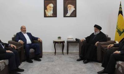 Nasrallah Receives a Leadership Delegation from Hamas