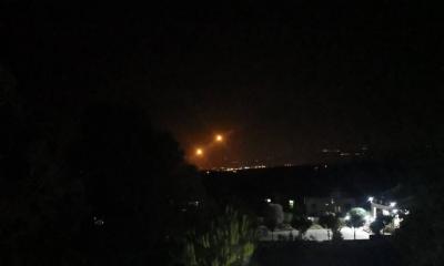 Title: Nighttime Rockets on Aytaroun and Airstrike on Aita al-Shaab