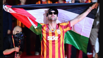 Hakim Ziyech Celebrates Turkish League Title with Palestinian Flag