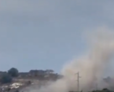 Video - Black Smoke Covers an Israeli Settlement... What is Happening?