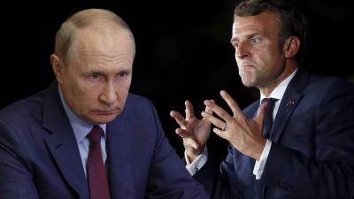 Title: Macron Mimics Putin and "Embodies Masculinity"!