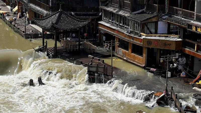 China: Two Killed by Floods and Landslides