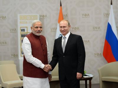 Putin Plans to Meet Modi for Talks in Moscow Today