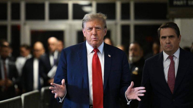 After His Conviction, Trump Appears Publicly for the First Time