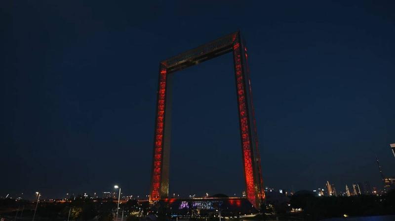 UAE Lights Landmarks in Red in Support of Thalassemia Patients