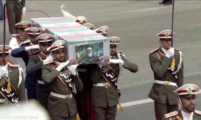 Crowds Participate in the Funeral of Raisi… Khamenei Prays Over His Body and Accompanying Victims