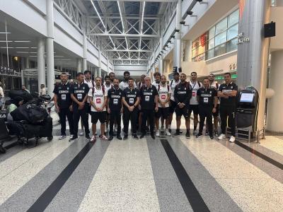Lebanese Men's Basketball Team Depart for Training Camp in Lithuania