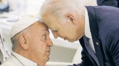 Trump Mocking Biden's Moment with Pope Francis