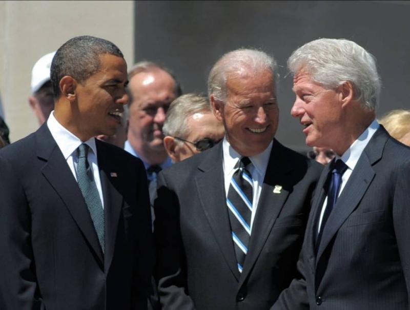 Clinton and Obama Meet Biden in New York