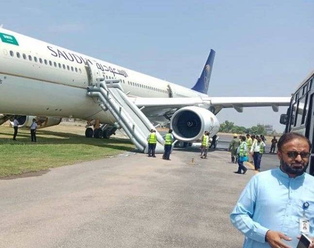 Fire on a Saudi Passenger Plane!