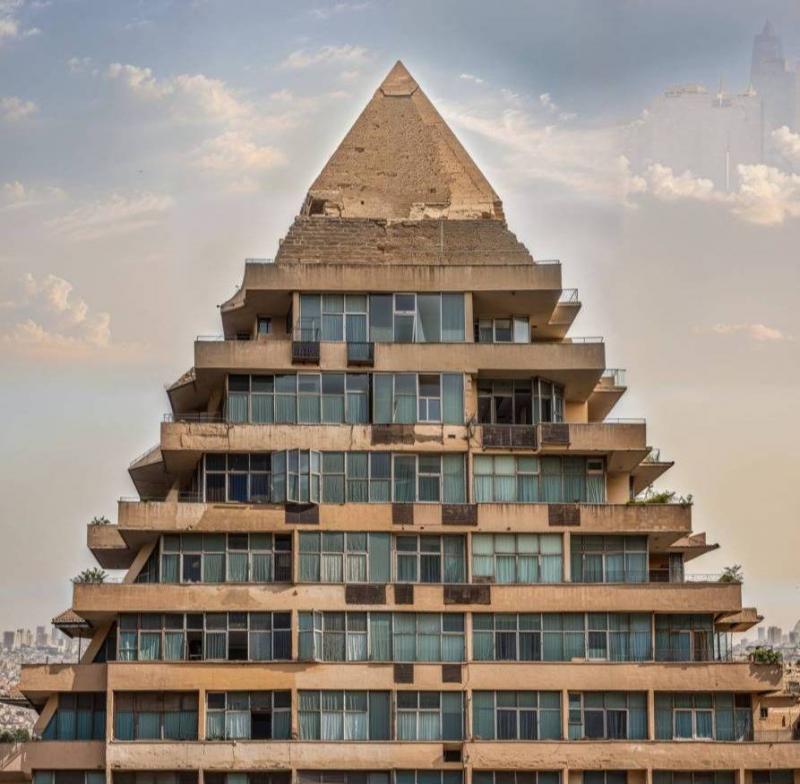 What If Residential Buildings in Egypt Took the Shape of Pyramids?