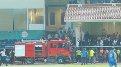 Egypt: Terrifying Fire at Alexandria Stadium