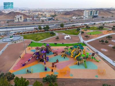 Title: "Hail Municipality Completes Rehabilitation of Several Parks for Visitors"