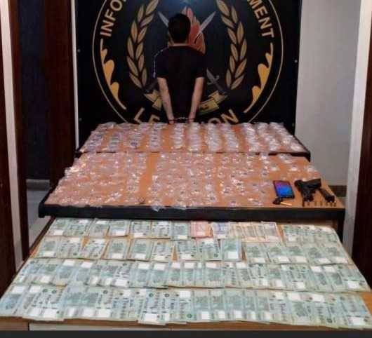 Arrest of a Drug Dealer in the Act