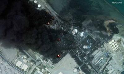 Flames Continue in Al-Hudaydah Port for the Third Day (Photos)