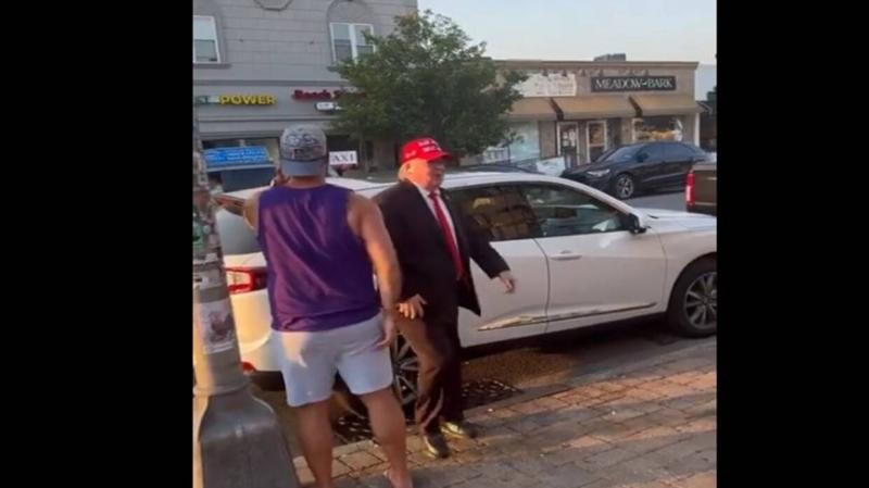 Video: Trump Lookalike Wanders with a Bandage on His Ear