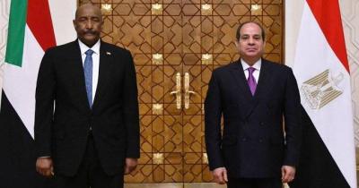 Burhan Discusses Developments of the War in Sudan with Sisi
