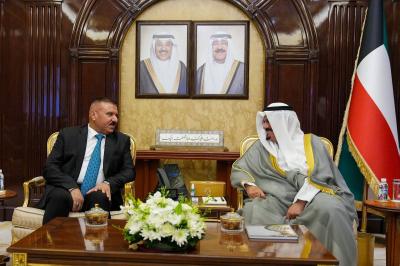 Meeting Between Kuwait's Prime Minister and Iraq's Interior Minister