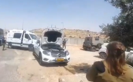 Title: Armed Man Opens Fire on Israeli Car and Bus (Video)
