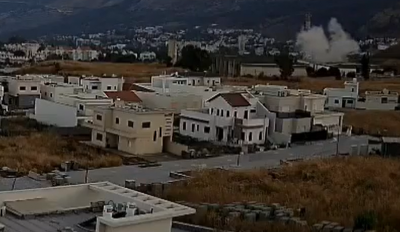 Direct Rocket Strike in Kiryat Shmona (Video)